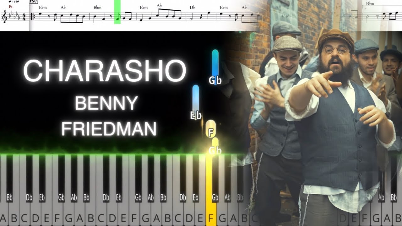 Charasho | Easy tutorial | Benny Friedman | אברהם פריד | פלייבק