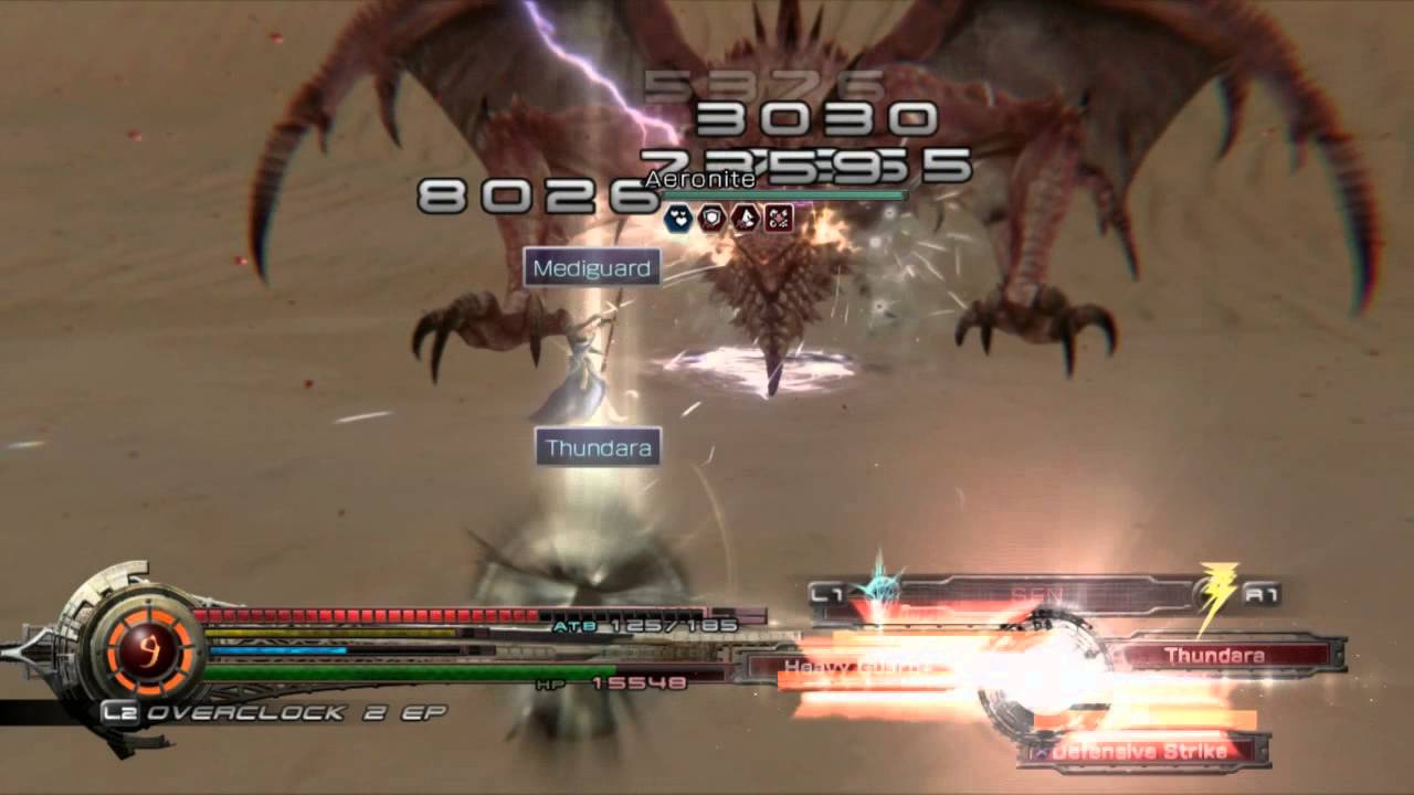 Lightning Returns: Final Fantasy XIII Hard Mode - Chaos Aeronite (Mid-level stats)