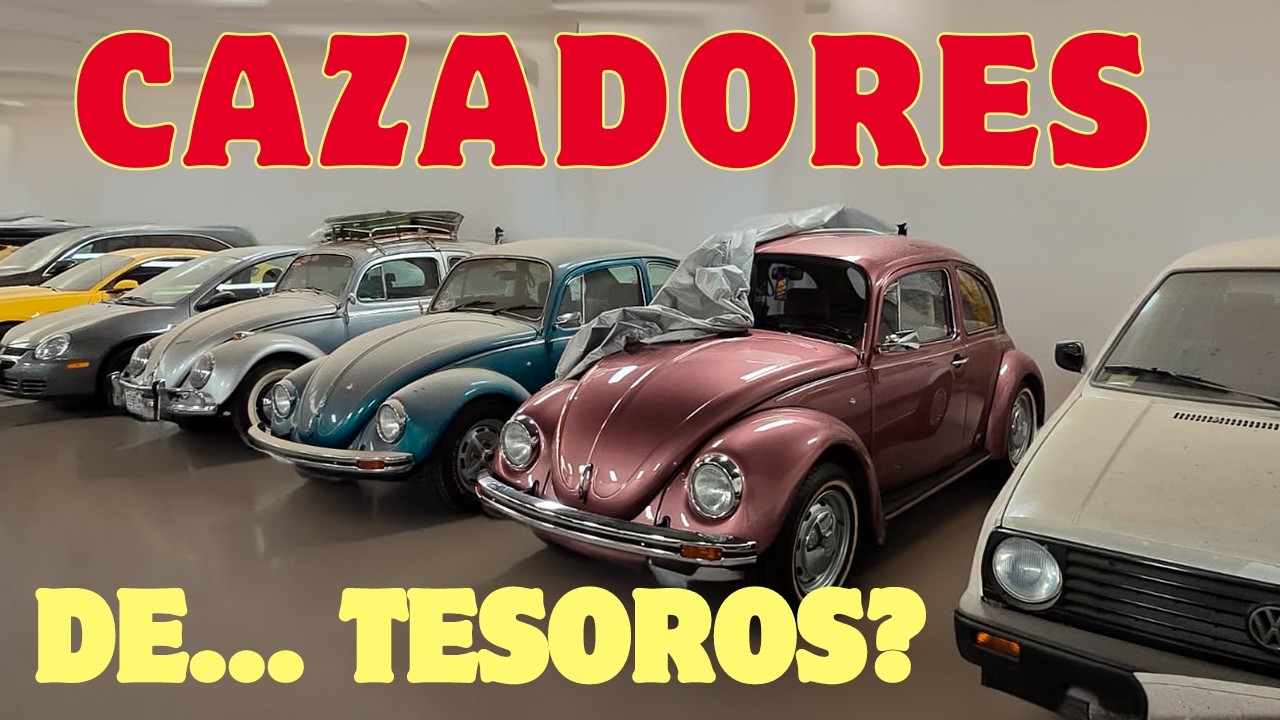 Entramos a Un Garage Con Una Colección de Más de 20 Autos Clásicos, Todos Parecen de Agencia