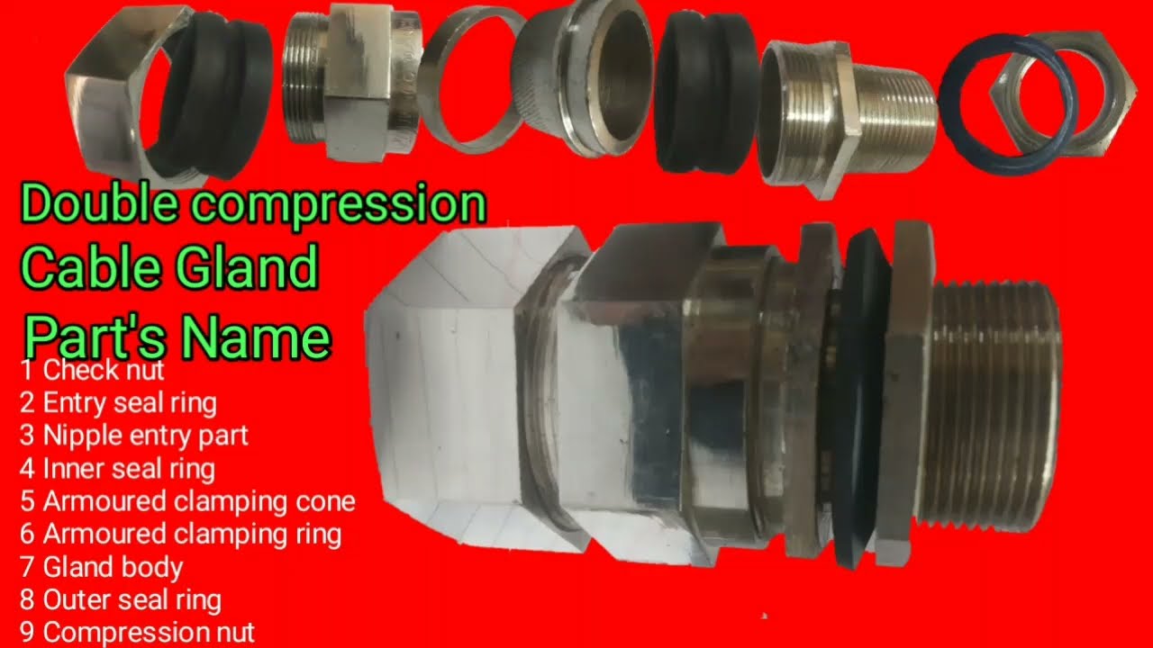 Cable Gland parts || Gland parts name