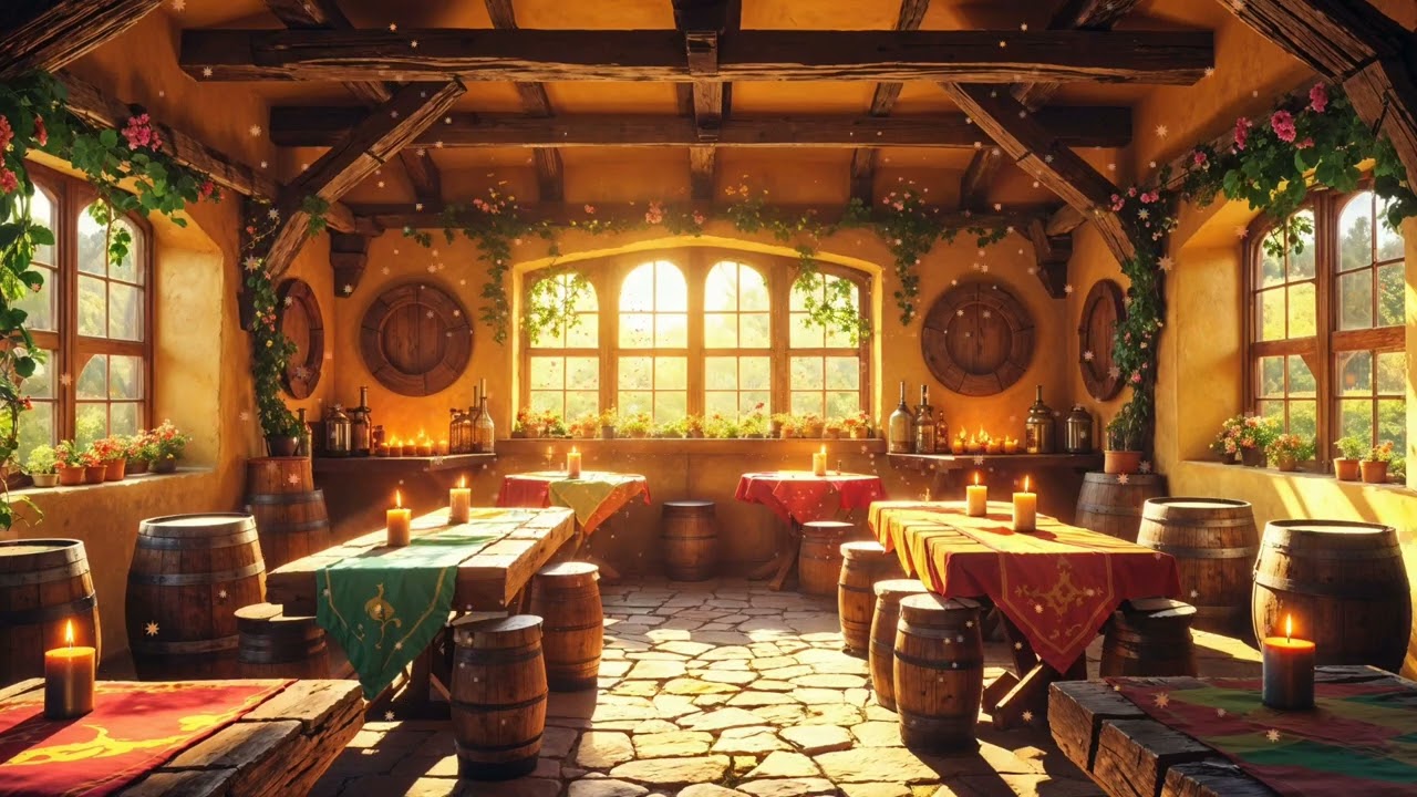 Bright Oak Inn - Cozy Medieval Tavern | Game Music