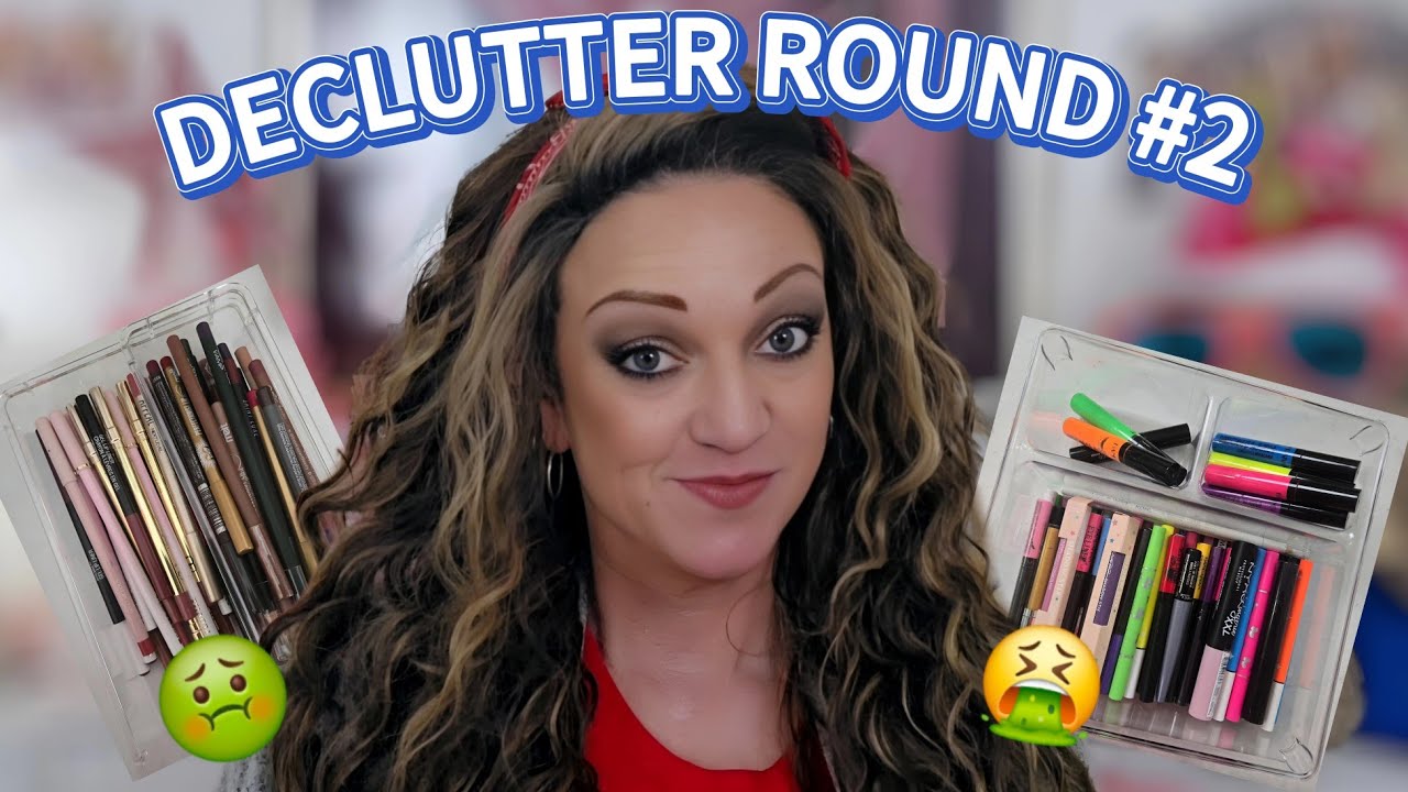 I Have NEVER Decluttered My Liquid Eyeshadows! || 2024 DECLUTTER #2