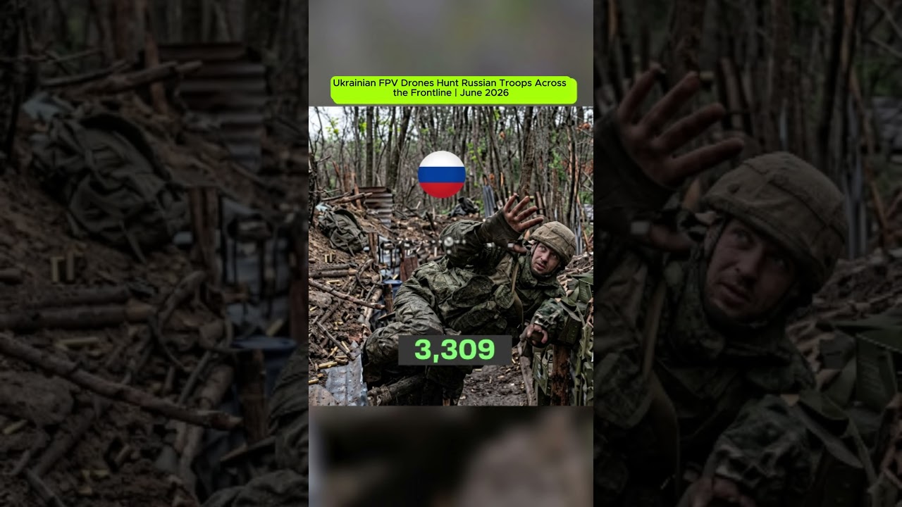 Ukrainian FPV Drones Hunt Russian Troops Across the Frontline  June 2026