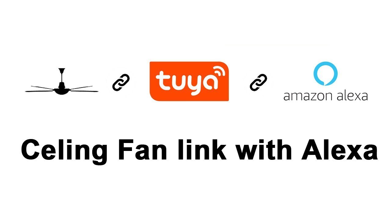 Smart ceiling fan Tuya App(wi-fi) connnection + Alexa connection + Alexa voice control
