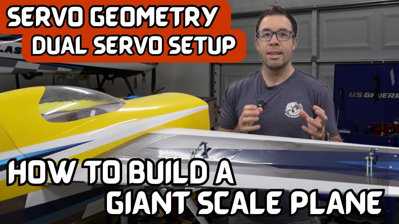 How to Setup Dual Servo Wing - Giant Scale RC AIrplane Build Series (Ep. 4)