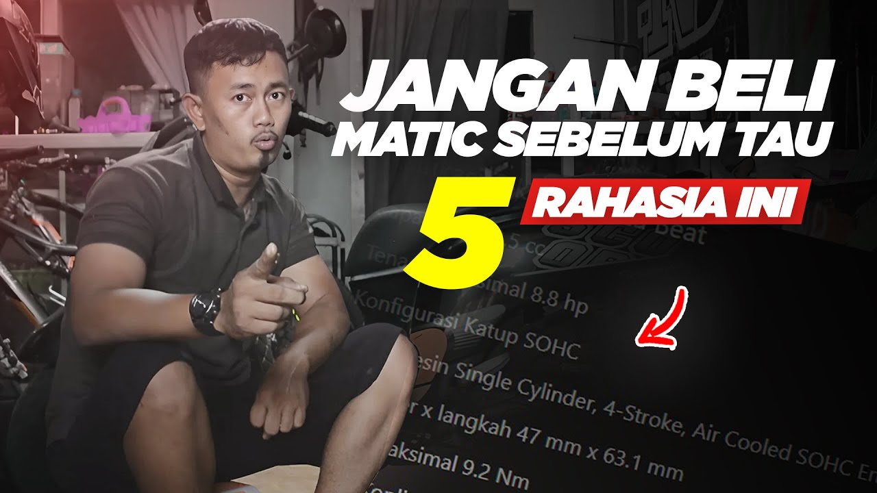 Jangan Beli Motor Matic Sebelum Tau 5 Rahasia Ini!