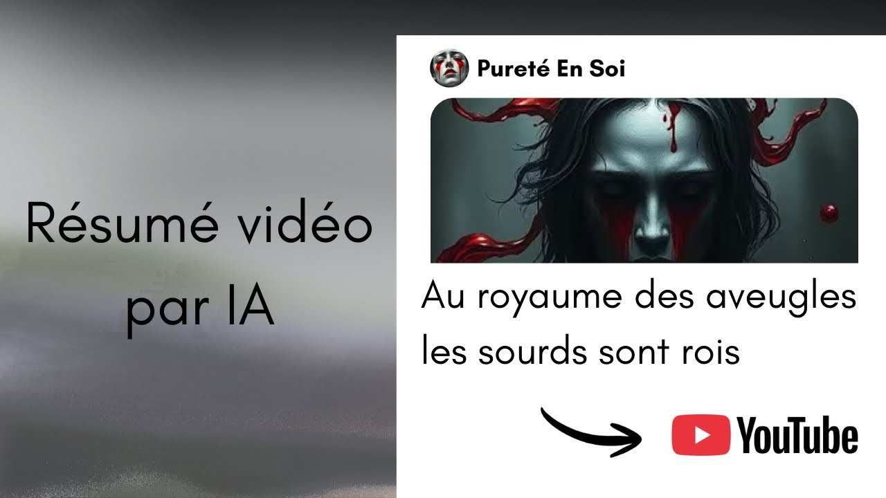 Résumé vidéo par IA de « Au royaume des aveugles les sourds sont rois » — chaîne Pureté En Soi