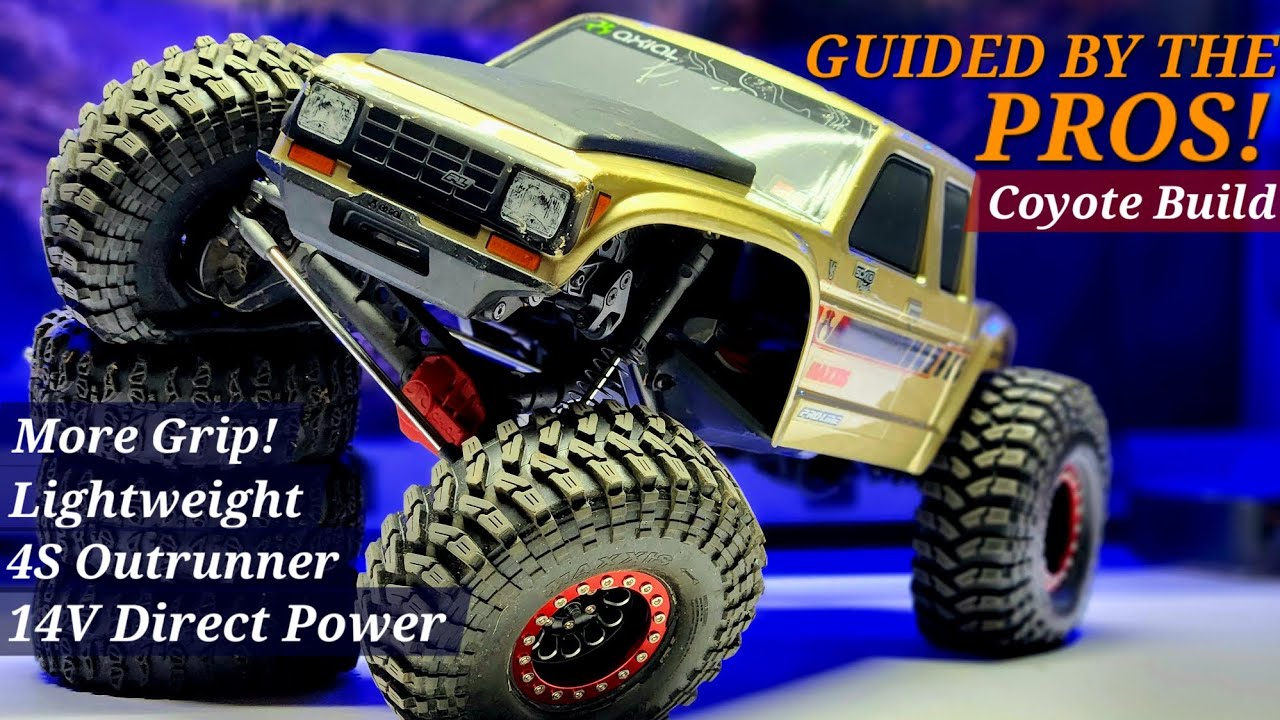 This 1:10 Scale RC Crawler Just Leveled Up! Axial SCX10 III Coyote Upgrades Setup Tour + Crawl Test