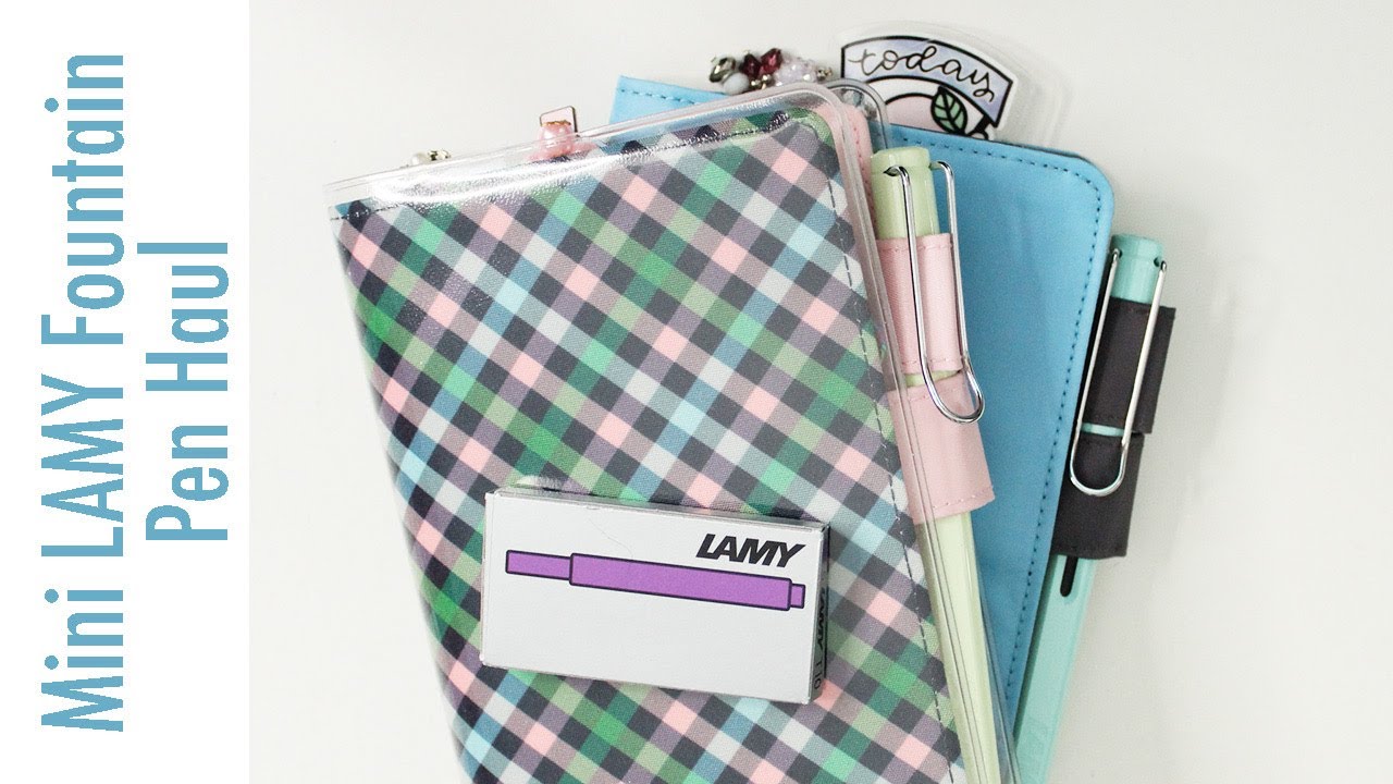 Mini Lamy Safari Fountain pen haul | Wonderpens and Hobonichi