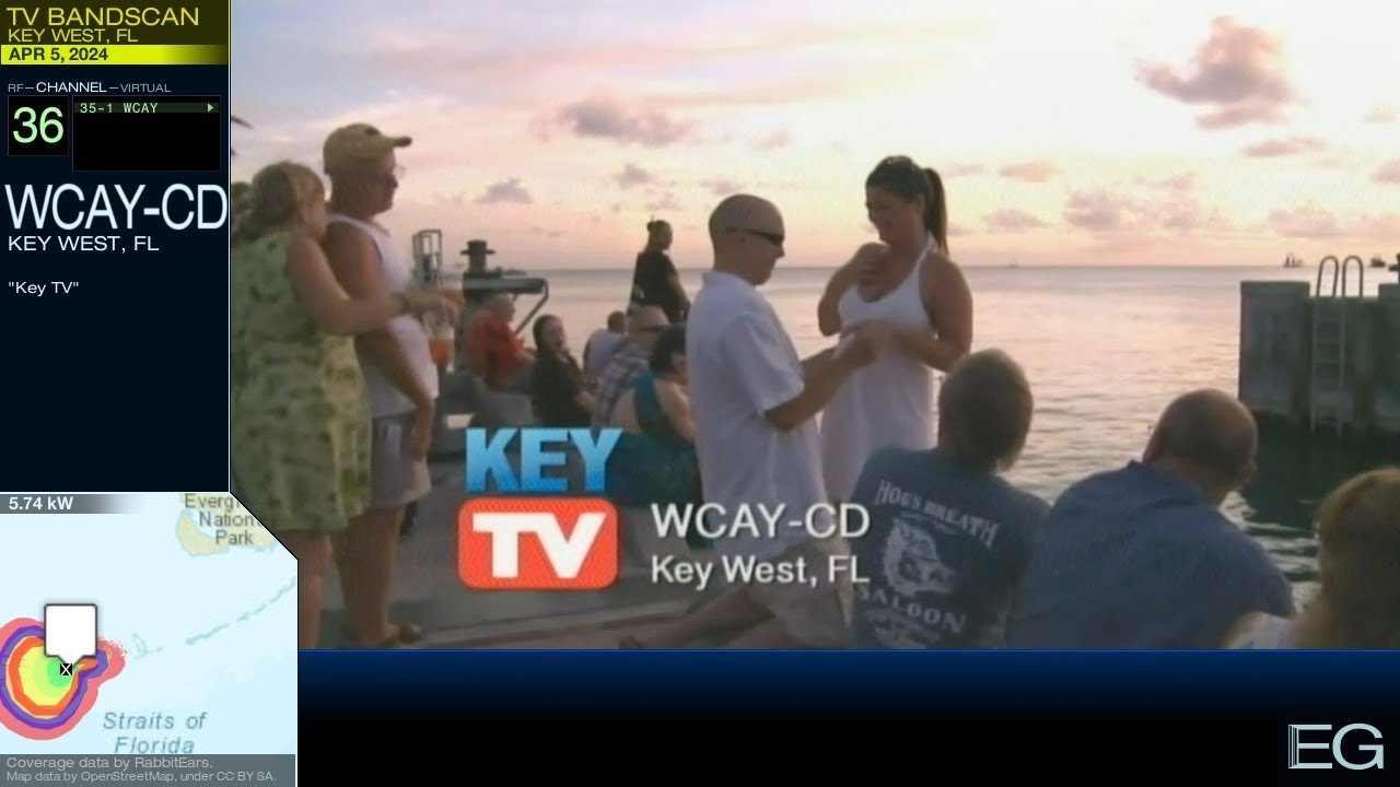 Local TV Bandscan for Key West (2024)