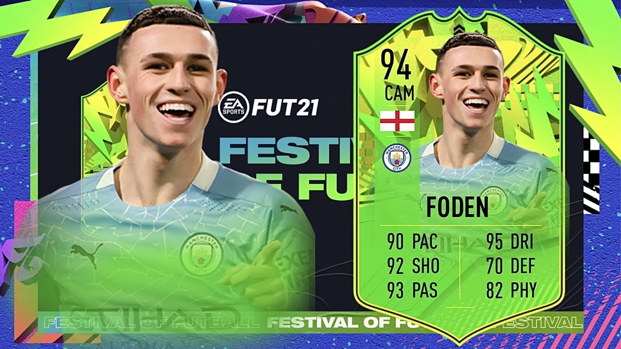 FIFA 21: PHIL FODEN 94 FESTIVAL OF FUTBALL PLAYER REVIEW I FIFA 21 ULTIMATE TEAM