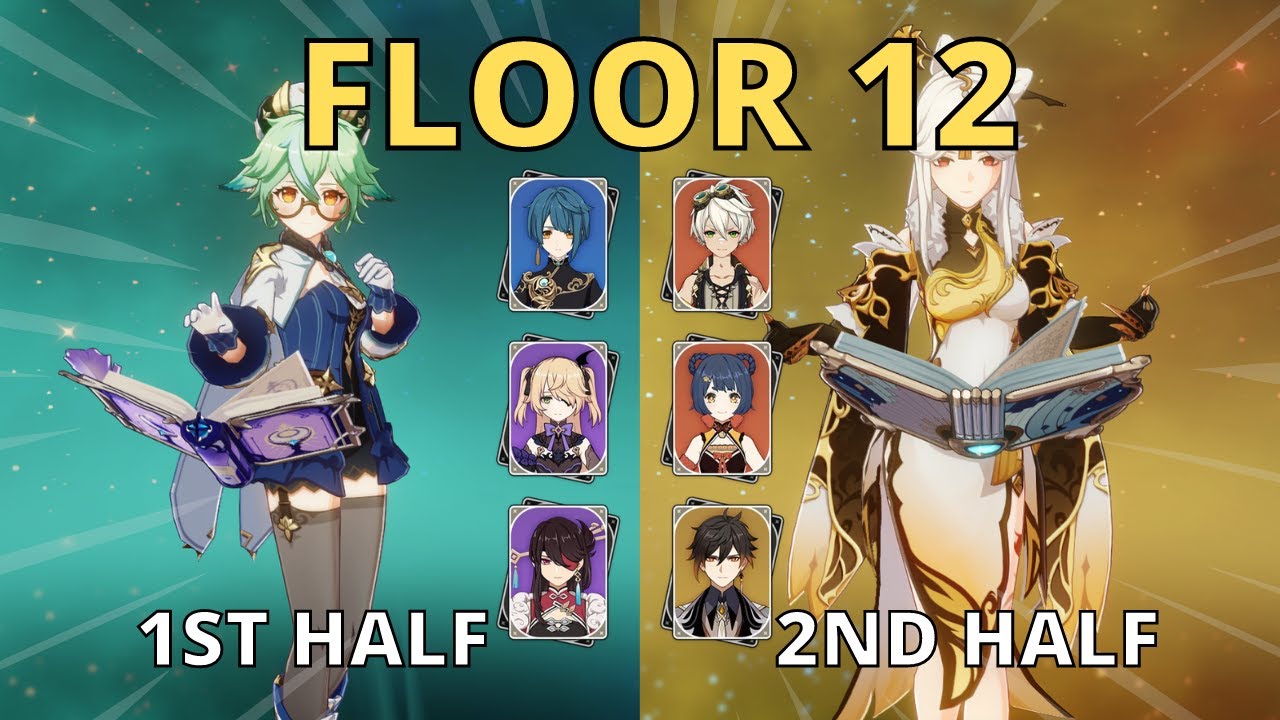 Taser Sucrose & C6 Ningguang | Genshin Impact 2.3 Spiral Abyss Floor 12