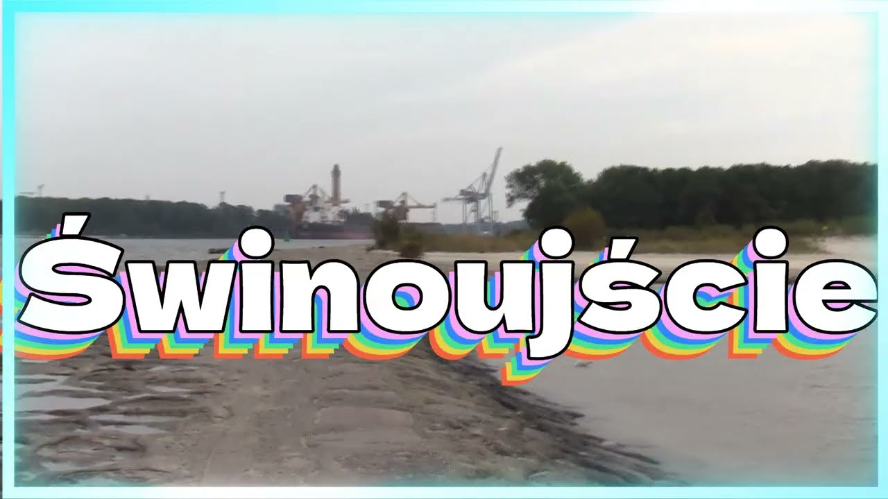 Świnoujście - Stawa Młyny, Falochrony, Morze Bałtyckie, Plaża, Ujście Świny #polska