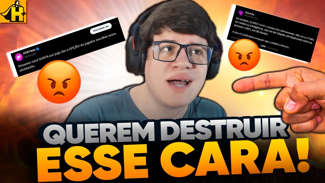 MÍDIA WOKE TENTA DESTRUIR 'GAMES EDU' POR VÍDEO ANTI-LACRAÇÃO