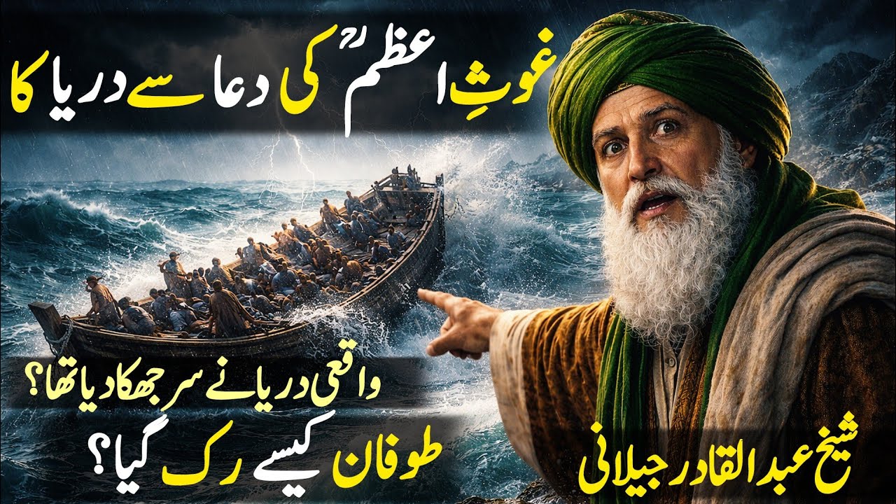 Ghous e Azam Ki Dua Se Darya Ka Toofan Kaise Ruk Gaya? | The Night When The Storm Obeyed A Wali