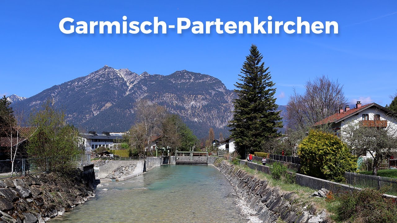 🇩🇪 Garmisch-Partenkirchen Walking Tour 🇩🇪  | Visit Garmisch-Partenkirchen | Ludwigstrasse | Bavaria