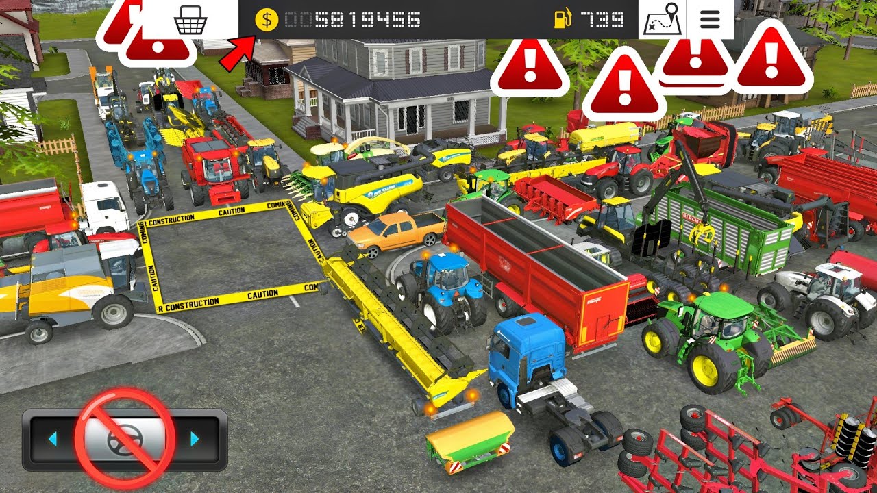 Fs 16 Traffic Jam On Road 😱 ! Farming Simulator 16 Unlock All Tools & Vehicles With Unlimited Money 