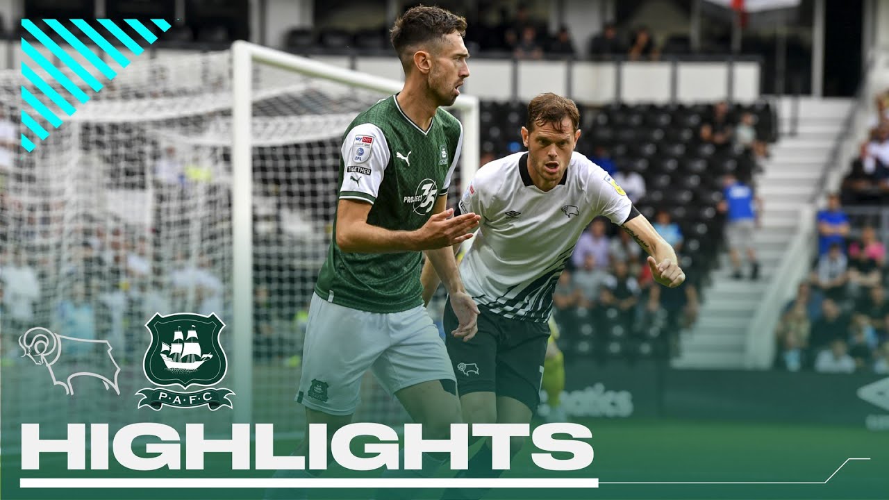 Highlights | Derby County 2-3 Plymouth Argyle