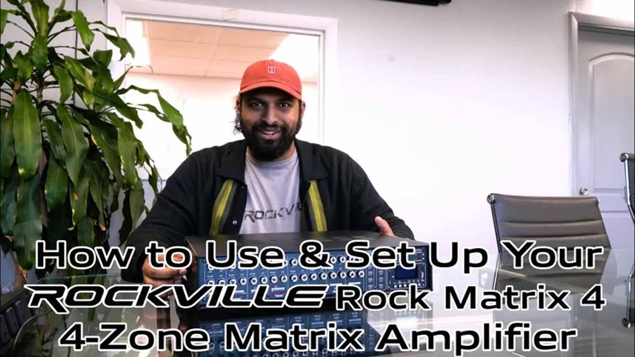 How to Set Up Your Rock Matrix 4 Multi Source & Zone Matrix Routing Amplifier for Commercial Use