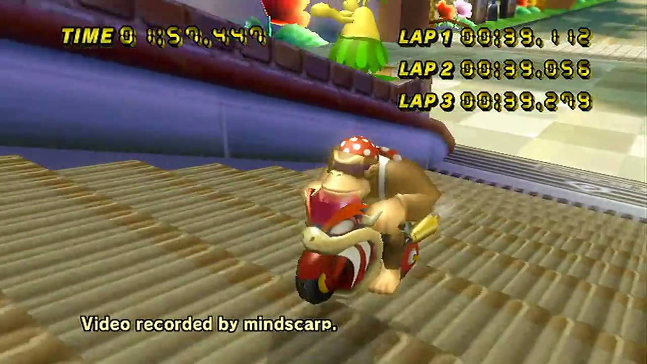 [MKWii] Coconut Mall World Record - 1' 57