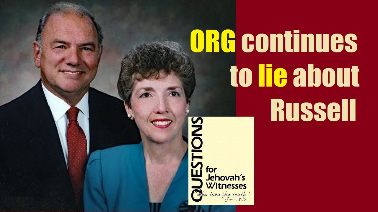 ExJW Bethelites Bill & Joan Cetnar -- The Watchtower blatantly lies about Charles Taze Russell