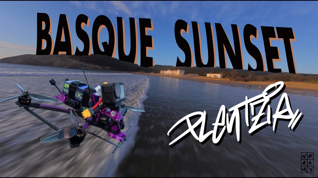 Golden Sunset Over Plentzia Bay | Cinematic FPV Drone