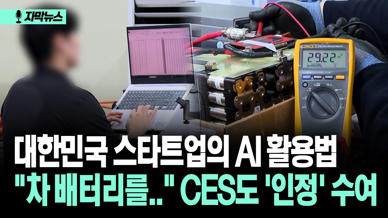 [자막뉴스] 대한민국 스타트업의 AI 활용법... 