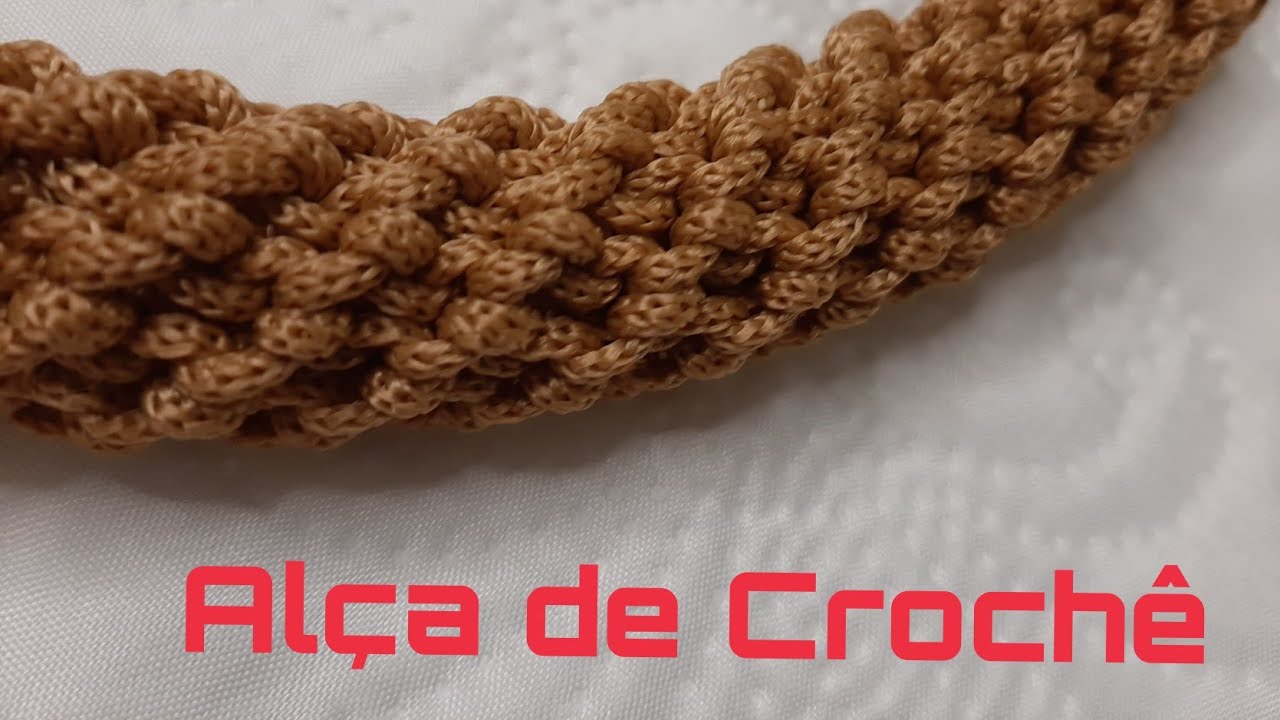 ALÇA de CROCHE em espiral. #vavamelo