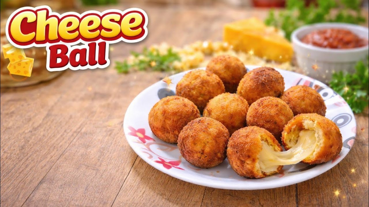 क्रिस्पी चीझ बॉल्स | Crispy Cheese balls