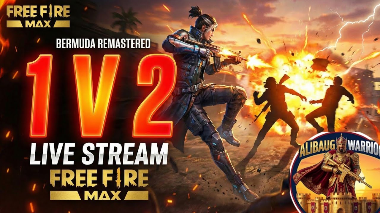 FREE FIRE MAX 🔥 Turbo Battle Royal | 1v4 Challenge 💀 Live Stream #mixtape