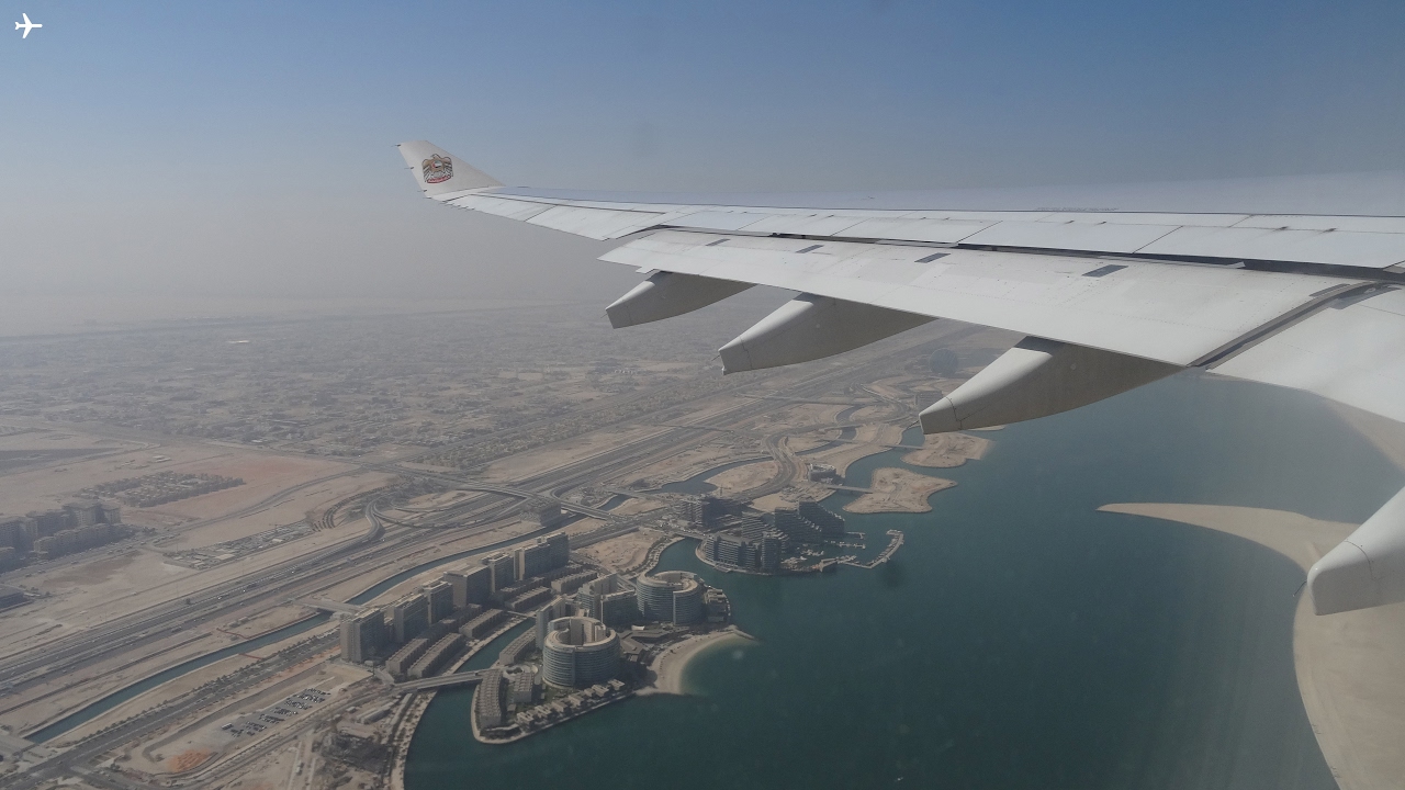 Etihad Airways A330-200 Morning Takeoff from Abu Dhabi International Airport