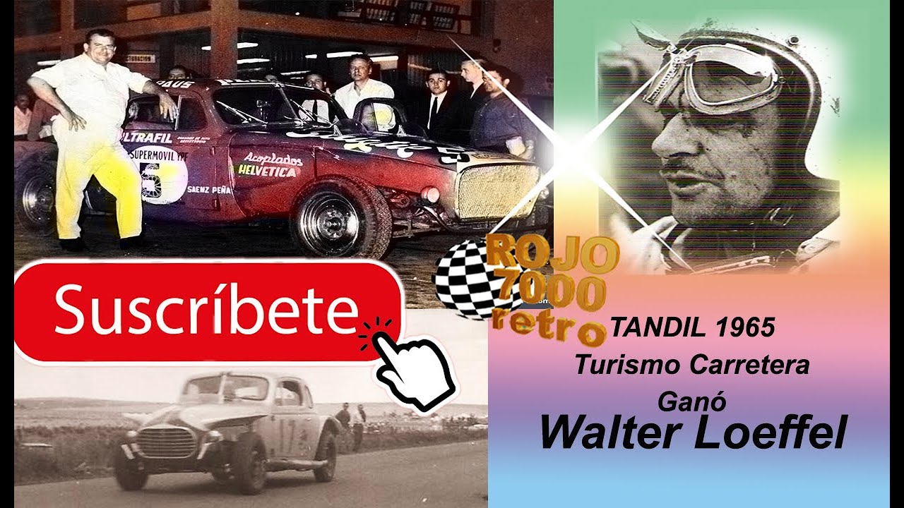 Vuelta de Tandil de TC de 1965 ganada por Loeffel con Chevrolet