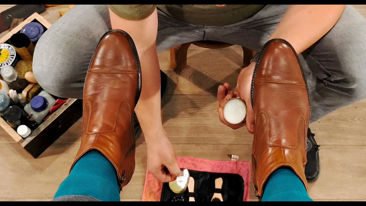 AMAZING Shoe Cleaning and Shining l Extra ASMR SATISFYING  #asmr #relax #satisfying