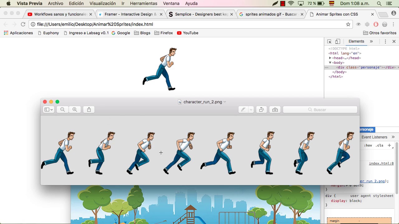 Animar Sprites con CSS