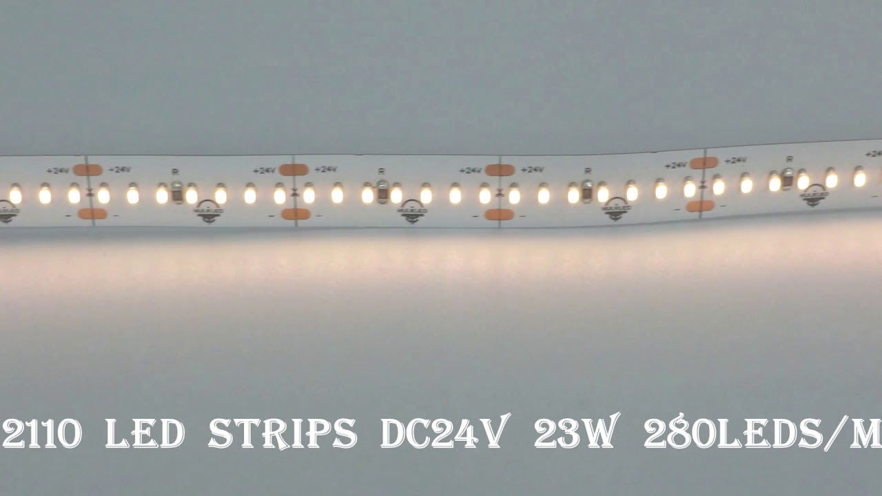 DC24V CRI 90 95  280leds/Meter SMD 2110 led strips HULKLED  
