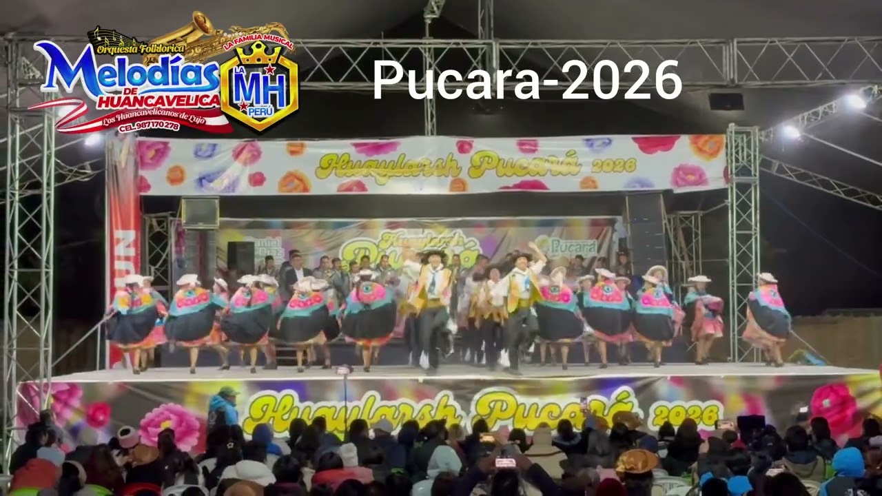 Concurso en pucara 2026 Orquesta melodias de huancavelica  y su conjunto  inconstrastable huancayo 