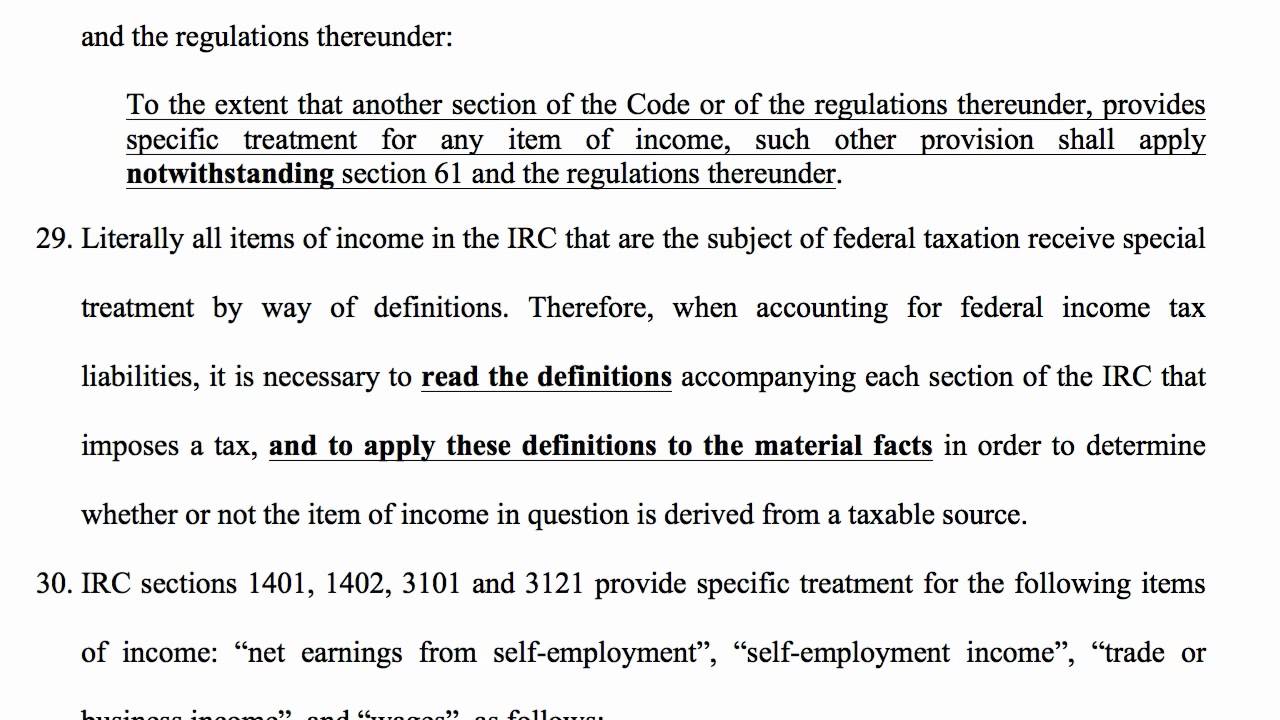 IRS Part One