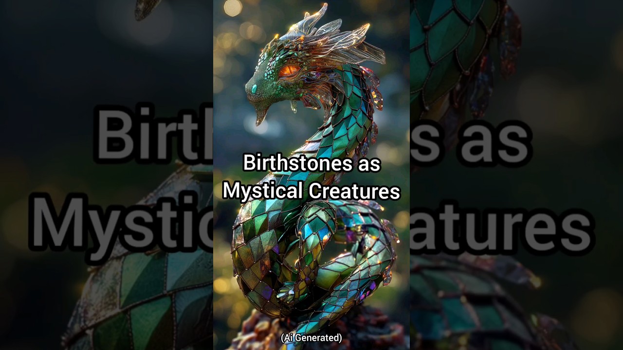 Ai Draws Birthstones as Mystical Creatures! #aiart #midjourney #mythology