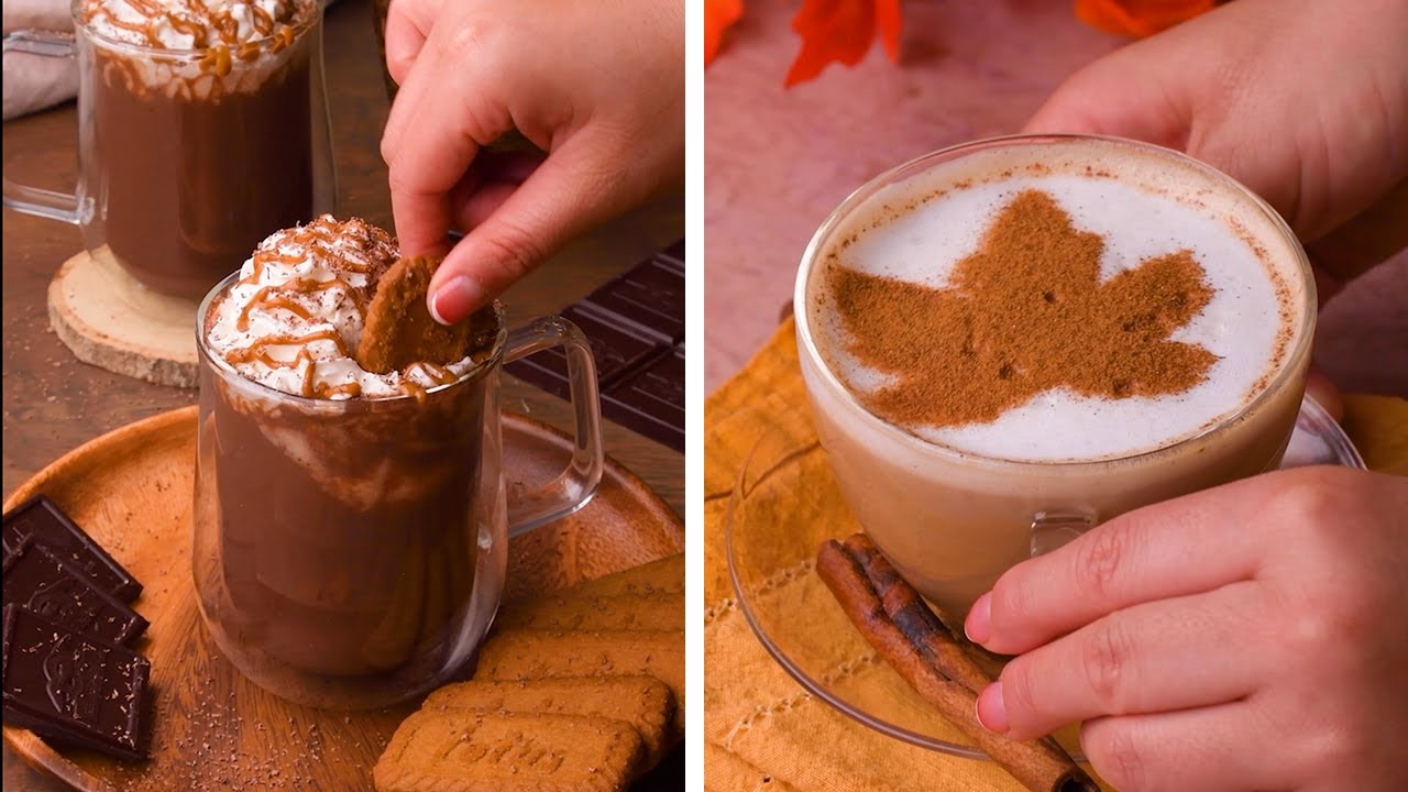 Pumpkin spice up your life with these cozy autumn beverages! ☕🍂