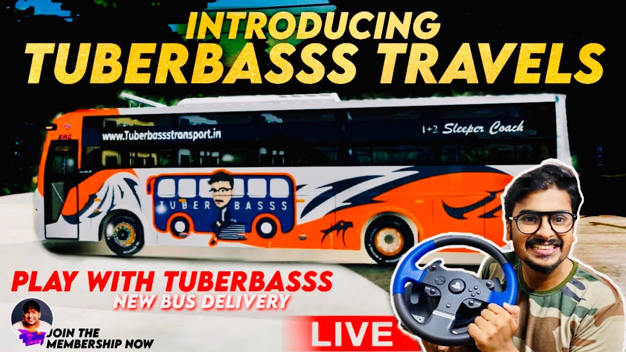 TUBERBASSS TRAVELS INAGURATION🔥😍- MEMBERSHIP ON - EURO TRUCK SIMULATOR IN TAMIL🤩🤩- TUBERBASSS