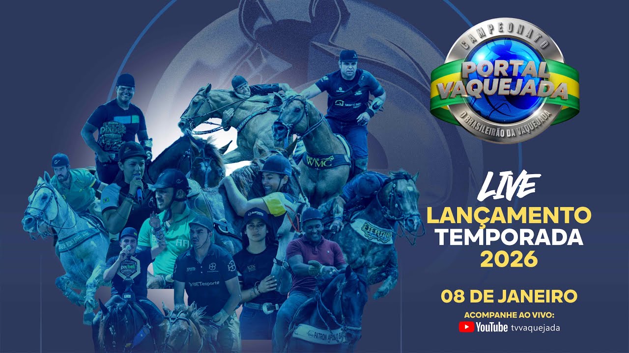 LIVE: LAN&Ccedil;AMENTO - CAMPEONATO PORTAL VAQUEJADA 2026