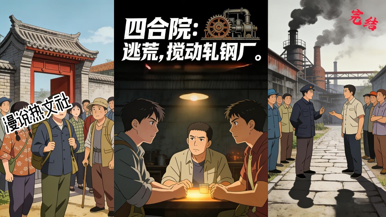 完结《四合院：逃荒，搅动轧钢厂》张平安初入四九城觉得看到了希望，恰好又碰到了人美心善的娄小鹅送给他一块面包。  因此，轧钢厂和四合院迎来了有史以来最黑暗的时期。#穿越#四合院#男频衍生