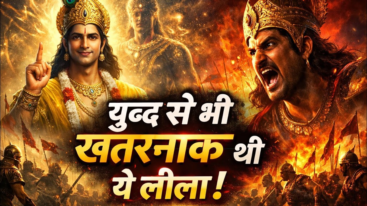 “जब श्रीकृष्ण ने बिना अस्त्र उठाए हिला दी कौरव सभा | महाभारत की सबसे खतरनाक लीला”#KrishnaLeela#facts
