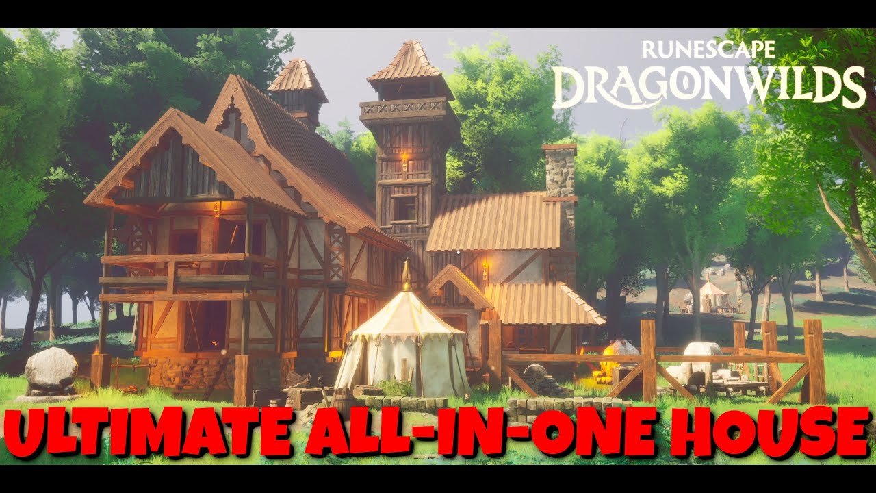 Ultimate All-In-One Medieval House | Runescape: Dragonwilds | Build Tutorial