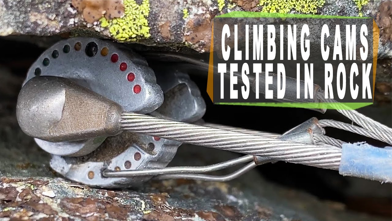 Metolius TCU climbing cams pulled until failure - Great Slow Motion!