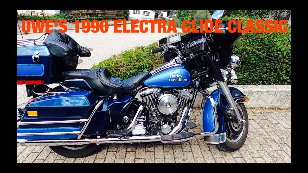 1990 Harley Davidson Electra Glide Classic a visit from the last millennium