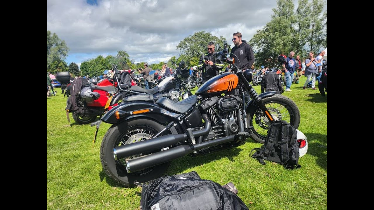 Brechin Bike & Trike Fest 2025 (Pt 2) - Arrival of Motorbikes in Brechin Park