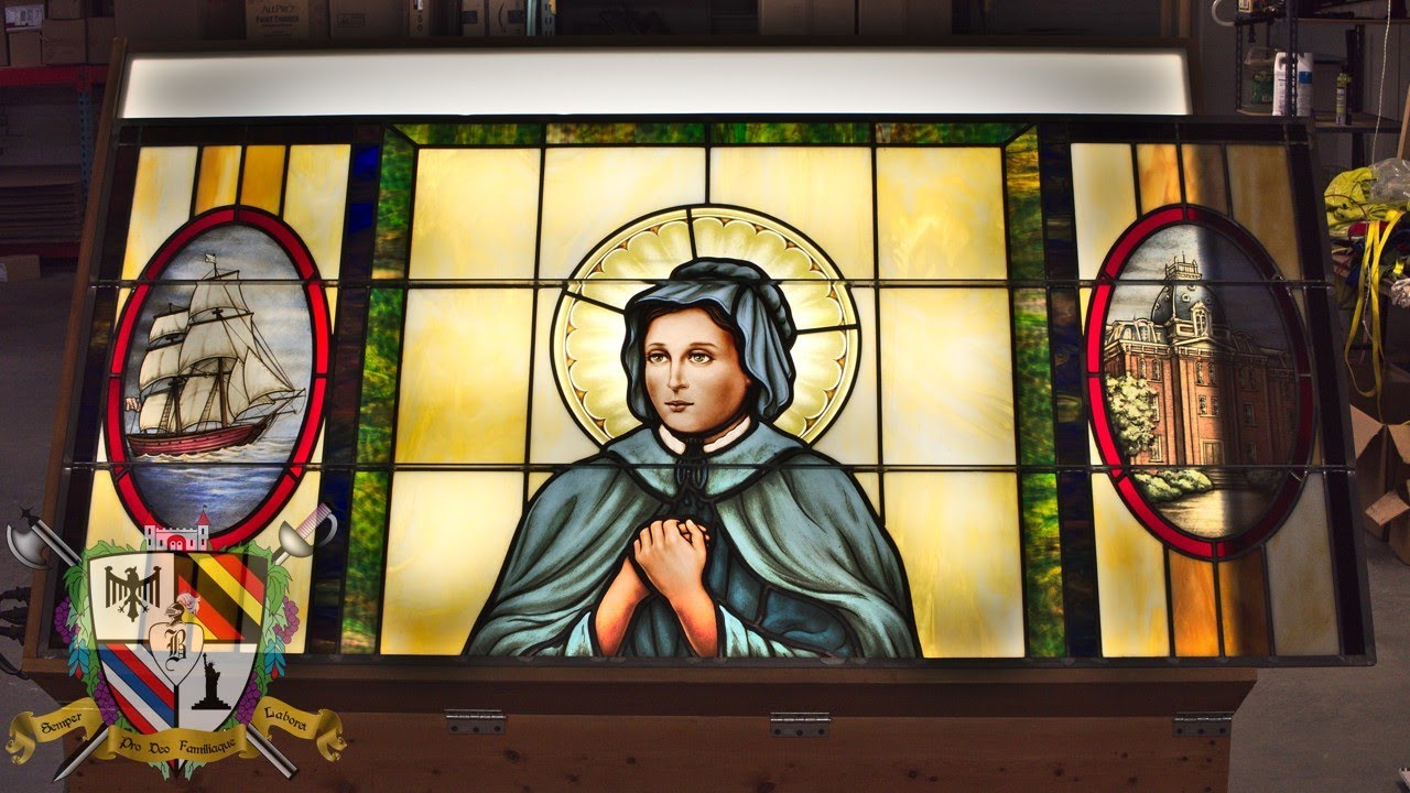 In-House Design For a New Elizabeth Ann Seton Glass Window