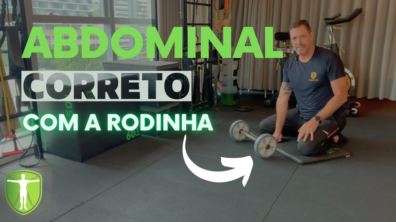 ABDOMINAL CORRETO COM O AB WHEEL - ABS