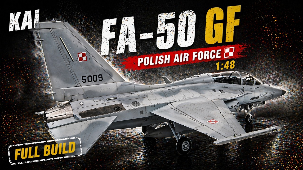 KAI FA-50 GF 1:48 Polish Air Force. FULL BUILD